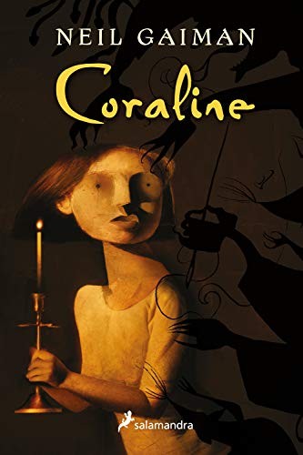 Portada del libro «Coraline» de Neil Gaiman